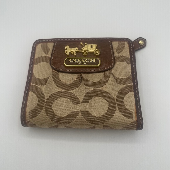 Coach Khaki Signature wallet - Picture 1 of 8